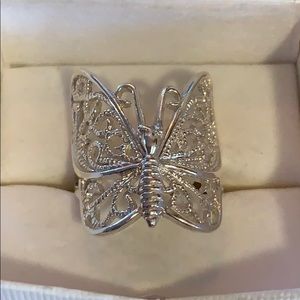 Sterling Butterfly Ring